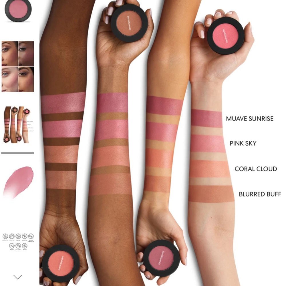 Bareminerals Bounce n Blur Blush, Mauve Sunrise - Picture 4 of 5